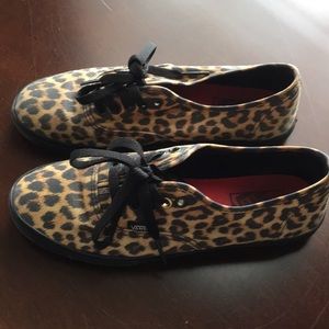 Cheetah print vans